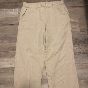 Talbots easy drawstring pants